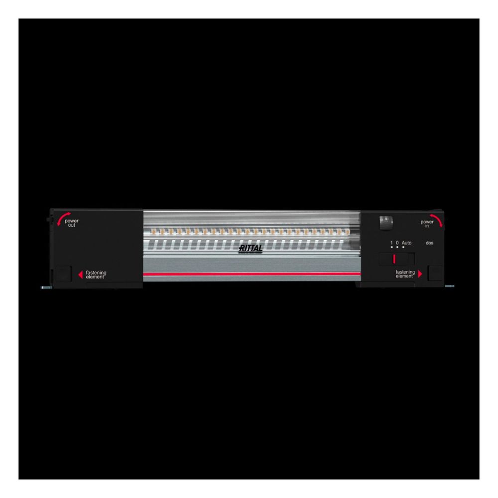Rittal Systemleuchte LED SZ 2500100, 400 lm, 262x55x23mm, Aluminium, RAL 7016... RITTAL-2500100 4028177806931 (Abb. 2)