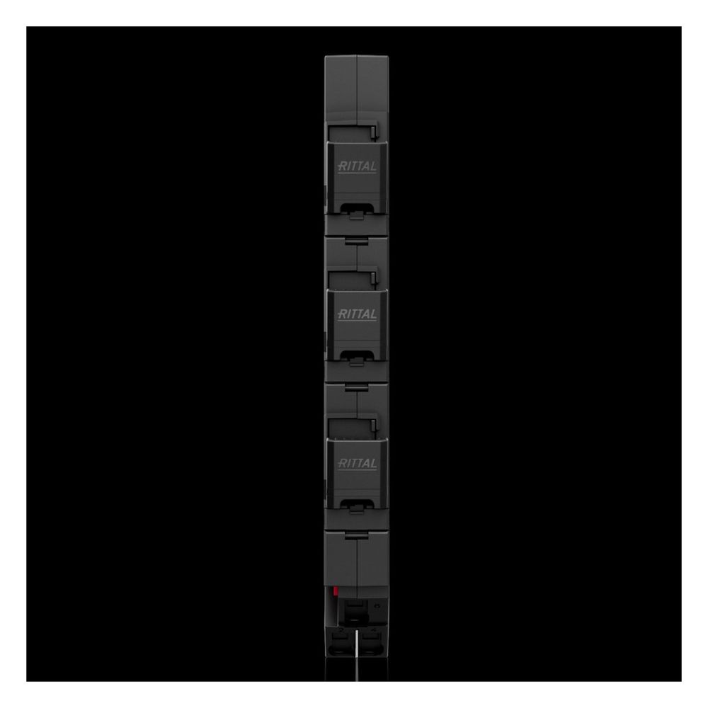 Rittal Reitersicherungselement RiLineX 9360802, 63 A 3-polig D02-E18, Polyamid, RAL 357... RITTAL-9360802 4069196001419 (Abb. 3)