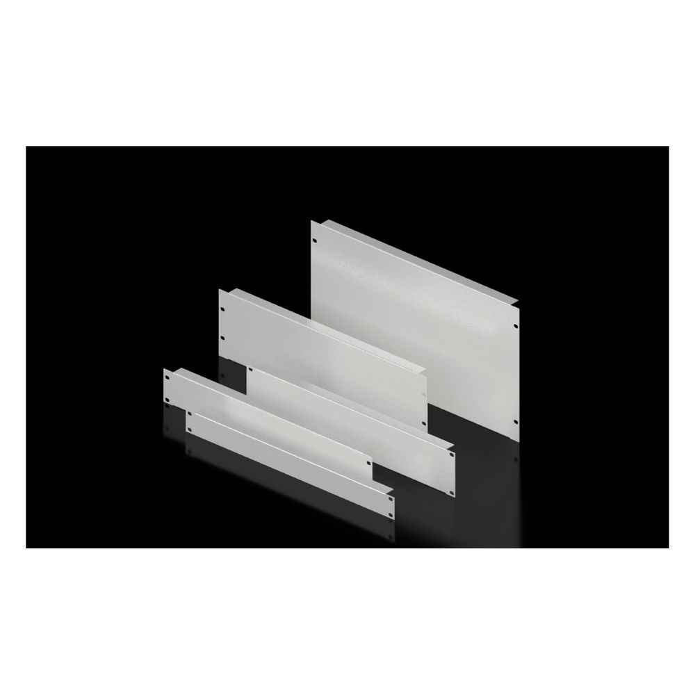 Rittal Blindpanel DK 7156.035, 6 HE, 482,6mm, Stahlblech, RAL 7035, 2 Stück... RITTAL-7156035 4028177165779 (Abb. 2)