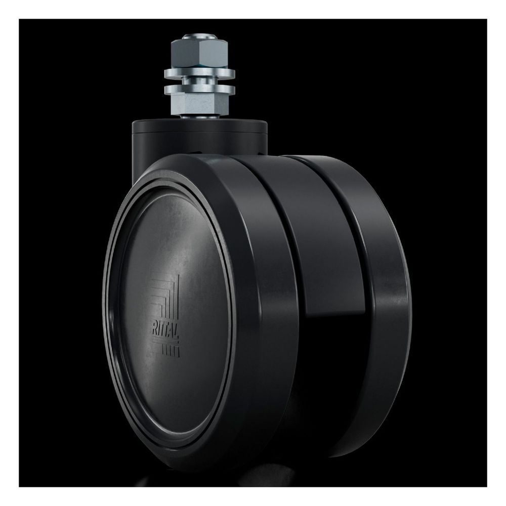 Rittal Doppel-Lenkrollen DK 7495000, M12x20, Schwarz... RITTAL-7495000 4028177131200 (Abb. 2)