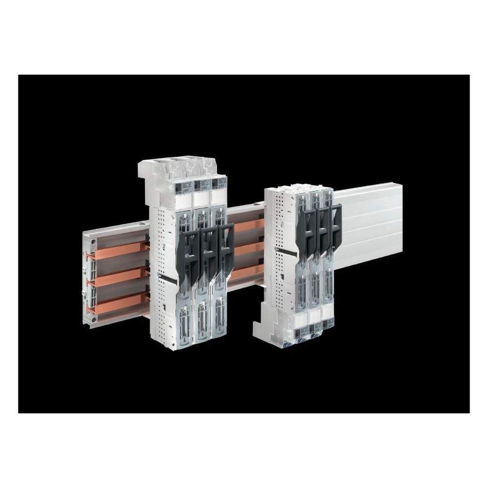 Rittal Sicherungs-Lastschaltleiste RiLine 9346010, 3-polig 160A 690V 60mm, Glasfaserver... RITTAL-9346010 4028177628755 (Abb. 2)