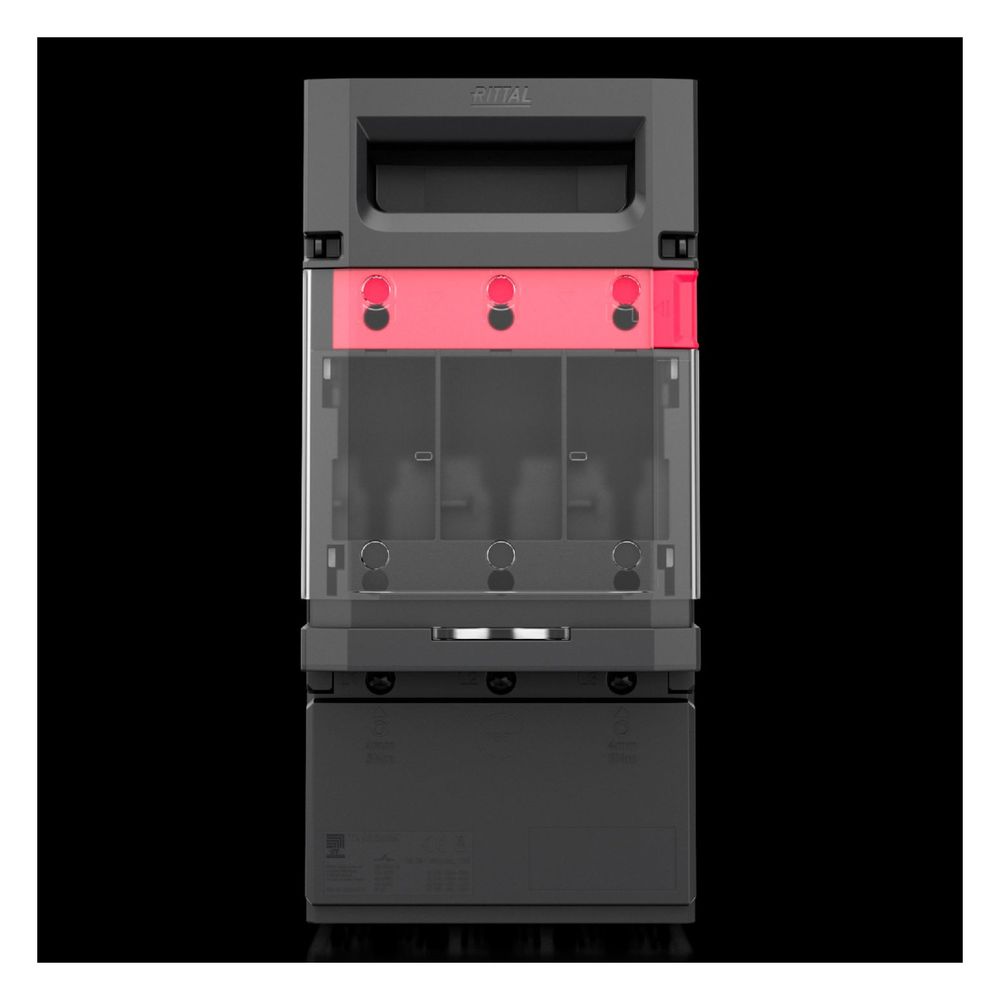 Rittal NH-Sicherungslasttrenner RiLineX 9362035, 160A 3-polig, Polyamid, RAL 9005/RAL 3... RITTAL-9362035 4069196001525 (Abb. 2)