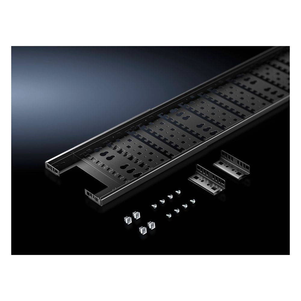 Rittal Kabeltrasse VX 5302120, 145x39x1911mm, Stahlblech, Schwarz... RITTAL-5302120 4028177952713 (Abb. 2)