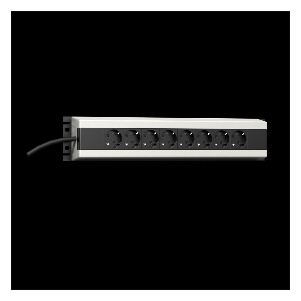 Rittal Steckdosenleiste 8-fach, 230V 16A, Kunststoff, Grau, 7000630... RITTAL-7000630 4028177438569 (Abb. 2)