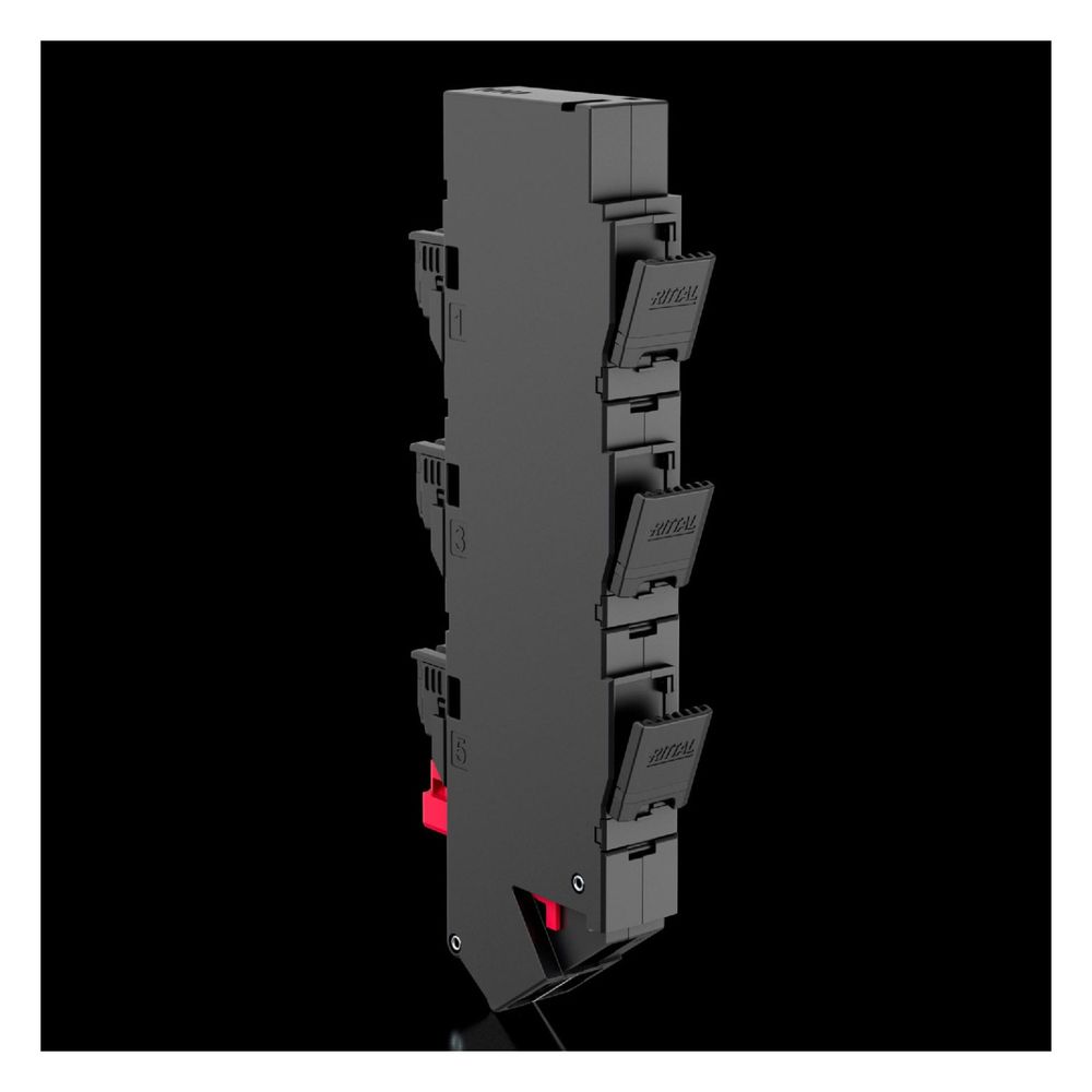 Rittal Reitersicherungselement RiLineX 9360802, 63 A 3-polig D02-E18, Polyamid, RAL 357... RITTAL-9360802 4069196001419 (Abb. 2)