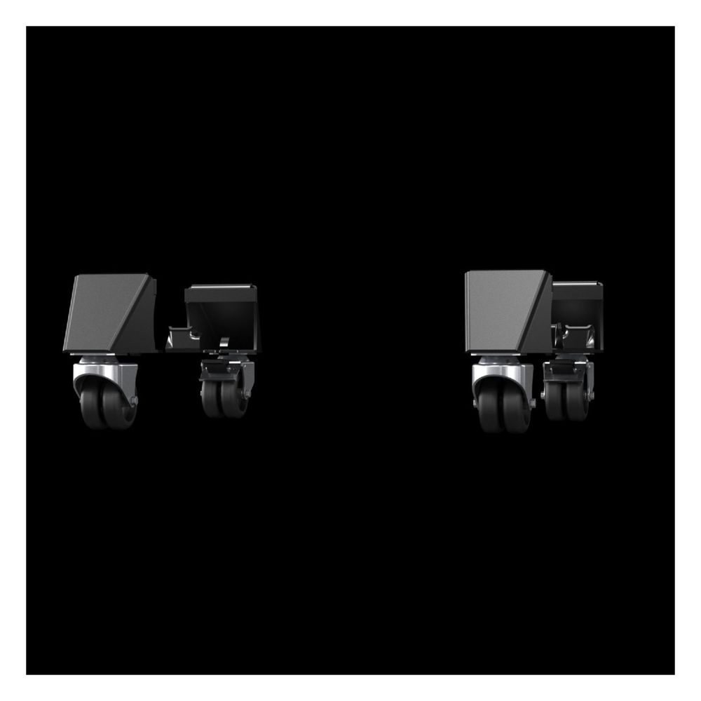 Rittal Transportrolle VX, Bodenfreiheit 100mm, Tragfähigkeit 300kg, Metall, Schwarz, 86... RITTAL-8660110 4028177984837 (Abb. 5)