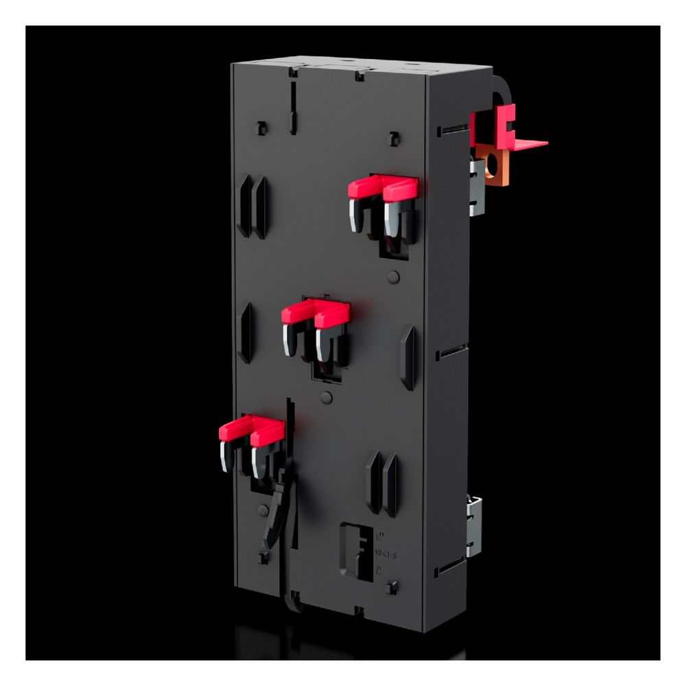 Rittal CB-Geräteadapter RiLineX 9360612, 250 A, 3-polig, 105mm, Polyamid, RAL 9005/RAL ... RITTAL-9360612 4028177997080 (Abb. 4)