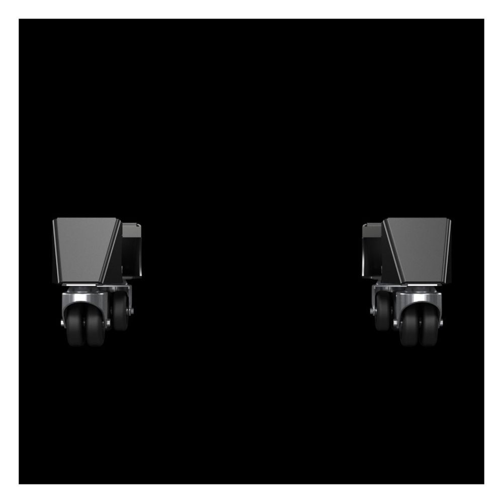 Rittal Transportrolle VX, Bodenfreiheit 100mm, Tragfähigkeit 300kg, Metall, Schwarz, 86... RITTAL-8660110 4028177984837 (Abb. 3)