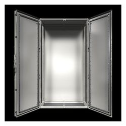 Rittal Installations-Standverteiler VX 9666916, 850x2000x600mm, Stahlblech, RAL 7035... RITTAL-9666916 4028177929722 (Abb. 1)