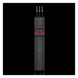 Rittal Geräteadapter RiLineX 9360710, 16 A, 3-polig, 45x239,4x36,2mm, Polyamid, RAL 900... RITTAL-9360710 4028177997035 (Abb. 1)