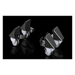 Rittal Transportrolle VX, Bodenfreiheit 100mm, Tragfähigkeit 300kg, Metall, Schwarz, 86... RITTAL-8660110 4028177984837 (Abb. 1)