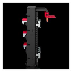 Rittal CB-Geräteadapter RiLineX 9360600, 160 A, 3-polig, Polyamid, RAL 9005/RAL 35745... RITTAL-9360600 4028177997103 (Abb. 1)