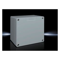 Rittal Aluminiumguss-Gehäuse GA 9112.210, 160x160x93mm, IP66, Aluminiumguss, RAL 7001... RITTAL-9112210 4028177145436 (Abb. 1)