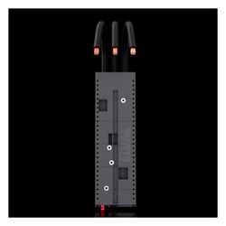 Rittal Geräteadapter RiLineX 9360790, 100 A, 3-polig, 72x239,4x36,6mm, Polyamid, RAL 90... RITTAL-9360790 4028177996946 (Abb. 1)