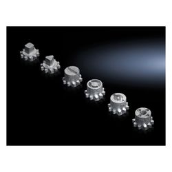 Rittal Verschluss-Einsatz VX 8618.306 Ausf G, 3mm Doppelbart, Zink-Druckguss... RITTAL-8618306 4028177921870 (Abb. 1)