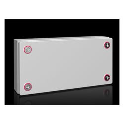 Rittal Klemmenkasten KX 1515000, 300x150x80mm, Stahlblech, RAL 7035... RITTAL-1515000 4028177816299 (Abb. 1)