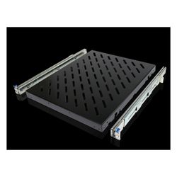 Rittal Geräteboden ausziehbar DK 5501.675, 50kg, 400-600mm, Stahlblech, Schwarz... RITTAL-5501675 4028177679115 (Abb. 1)