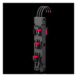 Rittal Geräteadapter RiLineX 9360710, 16 A, 3-polig, 45x239,4x36,2mm, Polyamid, RAL 900... RITTAL-9360710 4028177997035 (Abb. 1)