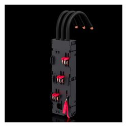 Rittal Geräteadapter RiLineX 9360790, 100 A, 3-polig, 72x239,4x36,6mm, Polyamid, RAL 90... RITTAL-9360790 4028177996946 (Abb. 1)