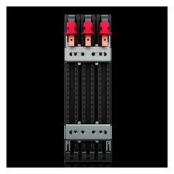 Rittal CB-Geräteadapter RiLineX 9360600, 160 A, 3-polig, Polyamid, RAL 9005/RAL 35745... RITTAL-9360600 4028177997103 (Abb. 1)