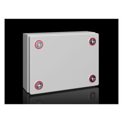 Rittal Klemmenkasten KX 1528.000, 200x150x80mm, Stahlblech, RAL 7035... RITTAL-1528000 4028177816343 (Abb. 1)