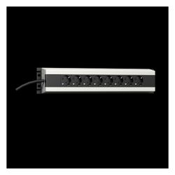 Rittal Steckdosenleiste 8-fach, 230V 16A, Kunststoff, Grau, 7000630... RITTAL-7000630 4028177438569 (Abb. 1)