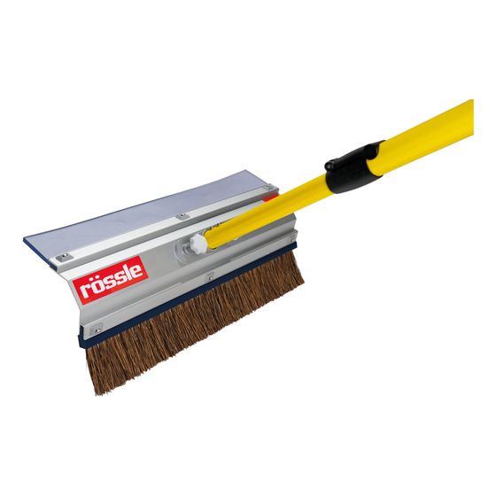 Rössle Multi-Schieber, Kunststoff/GFK/Aluminium/Piassava, 50cm breite Schiebefläche