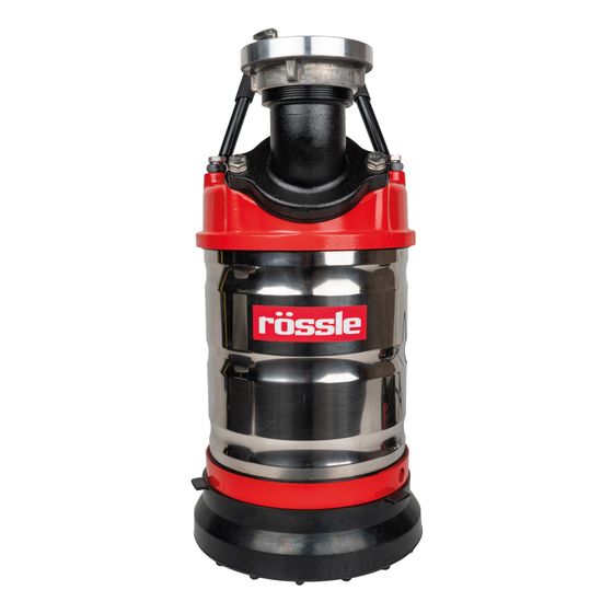 Rössle B-ROSS Tauchpumpe, 1500W, 670l/min, 230V, 20m Kabel, B-Storz, für große Wassermassen und Wasserzufuhr