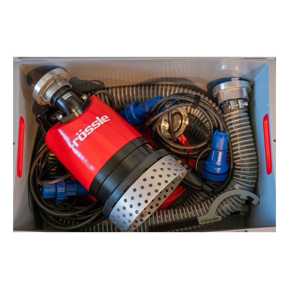 Rössle Water Rescue Box Flutbox Flachabsaugpumpe Flat-Ross, 400W, 240l/min, 230V, formstab. Schlauc... ROESSLE-HYDWRB2  (Abb. 4)