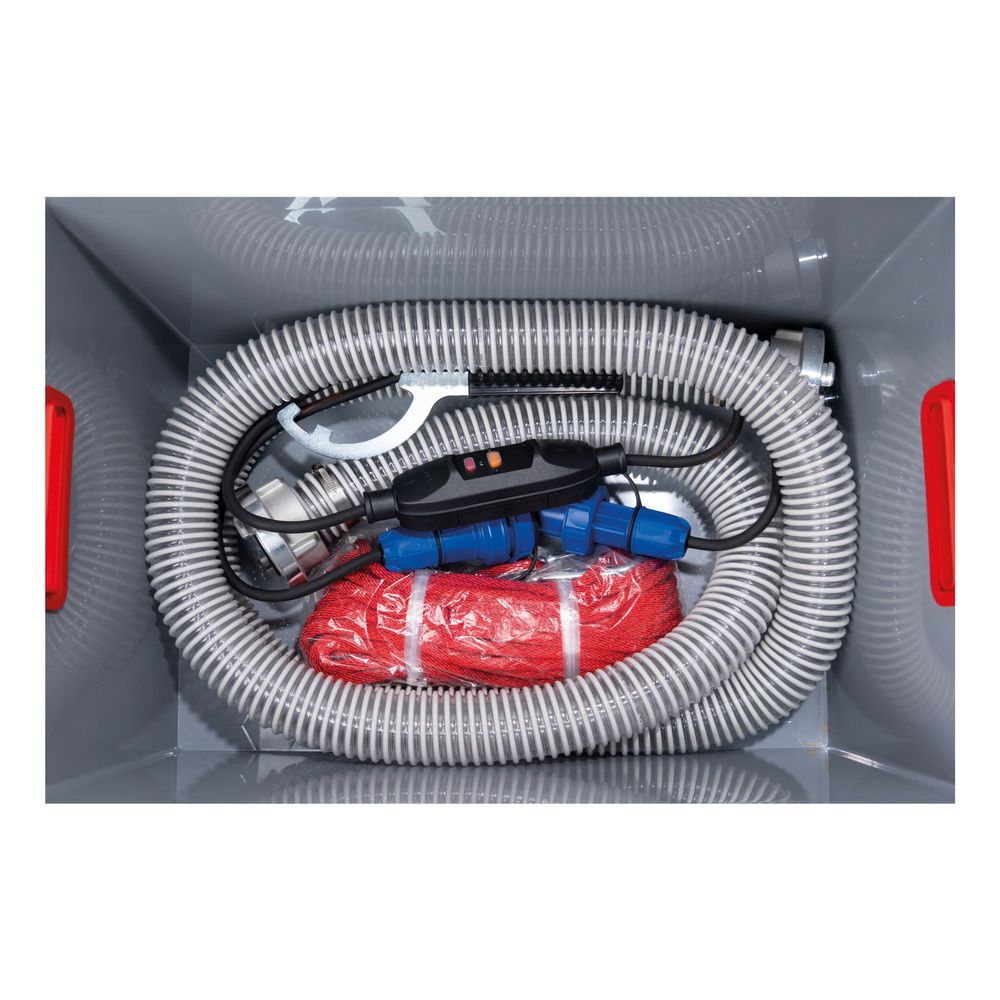 Rössle Water Rescue Box Flutbox Tauchpumpe Mega, 1400W, 400l/min, 230V, formstabiler Schlauch 3m, F... ROESSLE-HYDWRB1  (Abb. 3)