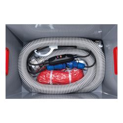 Rössle Water Rescue Box Flutbox Tauchpumpe Mega, 1400W, 400l/min, 230V, formstabiler Schlauch 3m, F... ROESSLE-HYDWRB1  (Abb. 1)