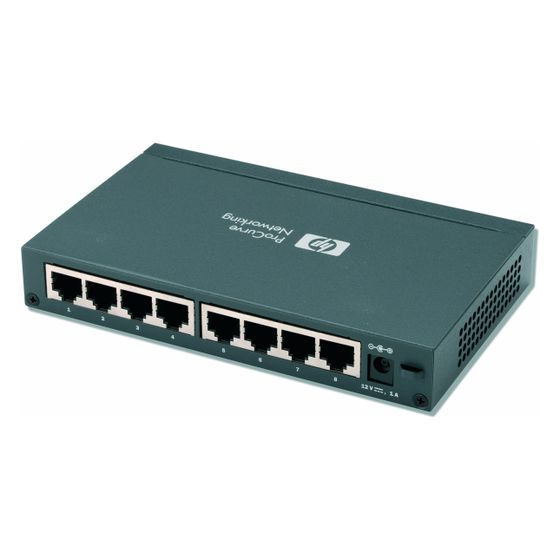 Roth Netzwerk-Switch, 8x 10/100 Mbps RJ45-Ports, Aufputz, 1135006182