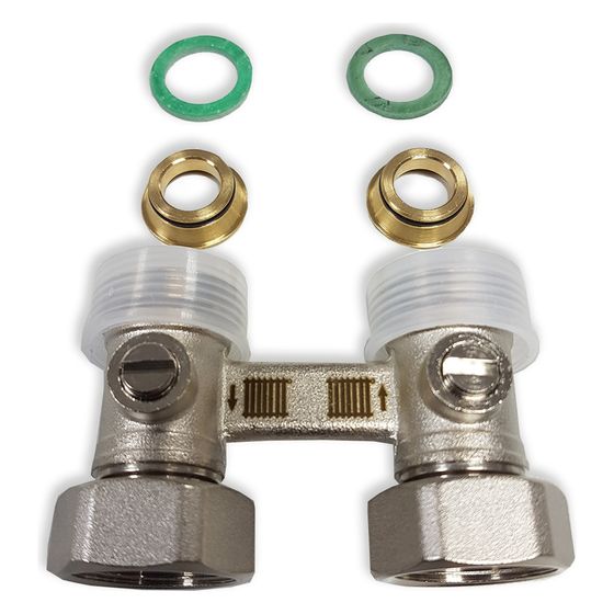 Roth Kombi-Hahnblockverschraubung für FlatConnect, G 3/4