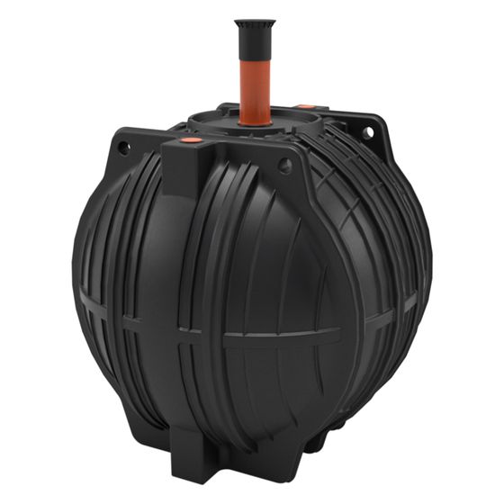 Roth Abwassertank, 4.500L, 2585x1770x2480mm, DN 100, HDPE, Kunststoff, 1135006803