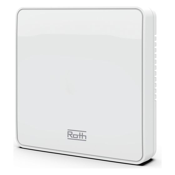 Roth Funk-Raumsensor Touchline SL, 80x80x17,4mm, IP20, Weiß, 1135010164