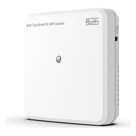 Roth WiFi Internetmodul Touchline SL R2, 98x96x31mm, Ethernet, 1135010434