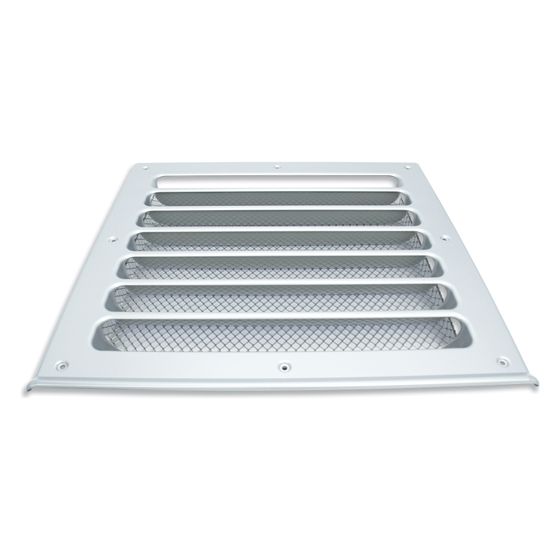 Roth Wetterschutzgitter eckig, Grau, 850x845x95mm, Kunststoff, für AuraCompact PFR 8kW und 12kW