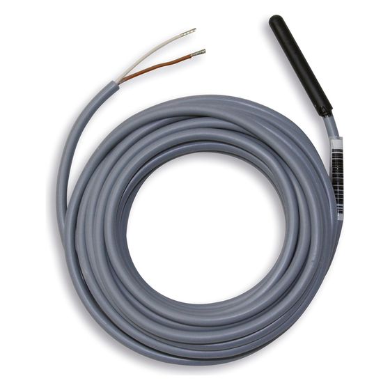 Roth Temperaturfühler RFK 133/4, Messbereich 0-50 Grad C, Kabellänge 4m, Sondenlänge 43mm, Kunststoff