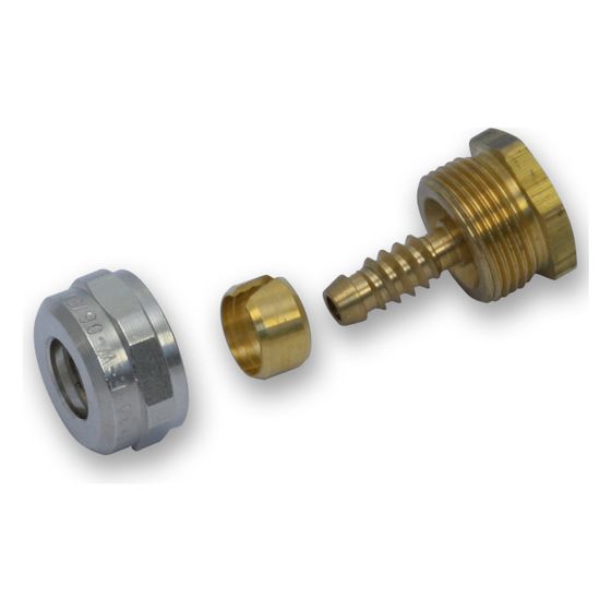 Roth Abdrückstopfen gerade, 17mm, 1/2