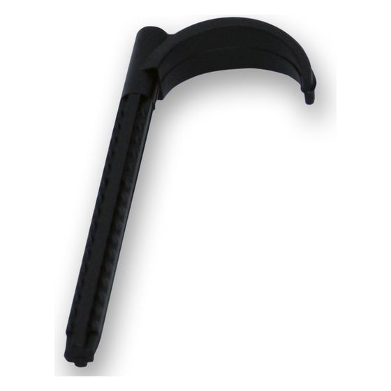Roth Dübelhaken E einlappig, 109x42x7,5mm, Kunststoff, schwarz, 1135000355