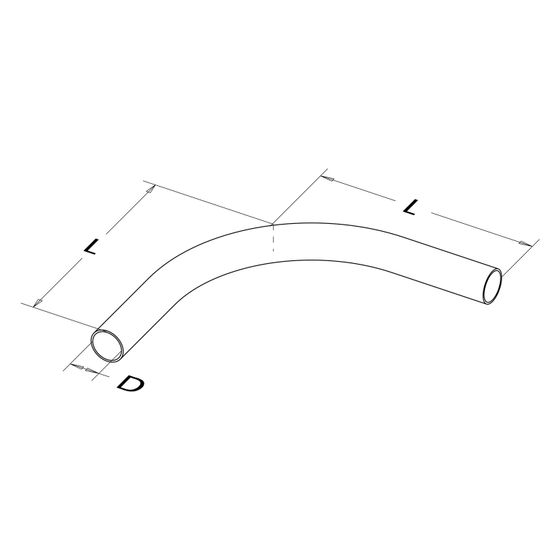 Roth Rohrführungsbogen 25/29mm, 14-20mm, Kunststoff, Weiß, 1135000290