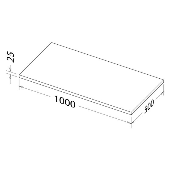 Roth Anschlussplatte ClimaComfort, 1000x500x25mm, Polystyrol, 1135006011