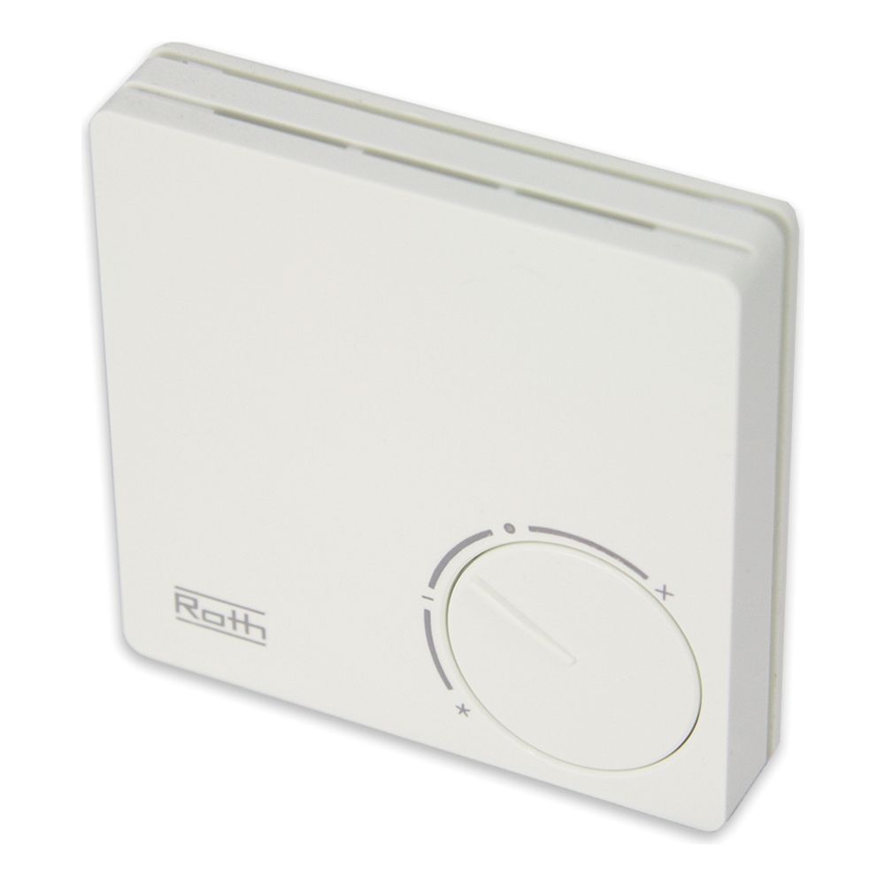 Roth Raumthermostat Basicline H.A, 230V, Aufputz, Weiß, 1135007411... ROTH-1135007411 4037115037825 (Abb. 2)