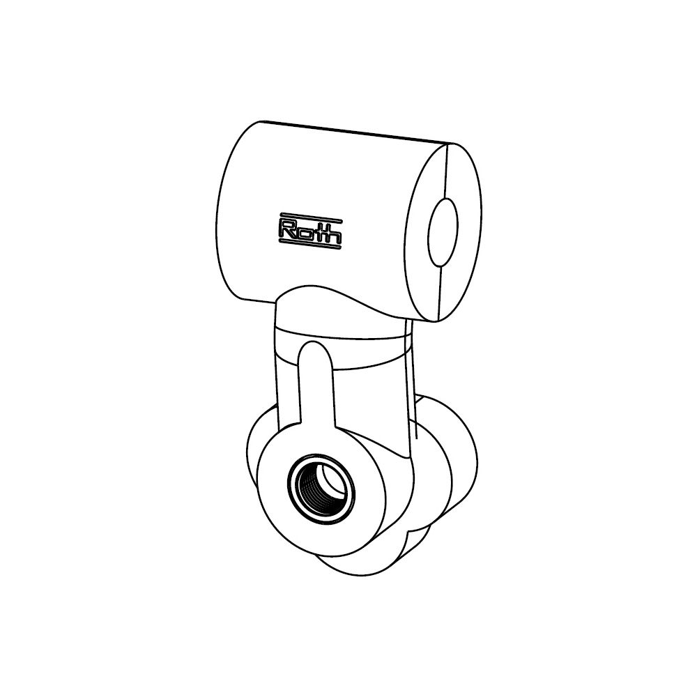 Roth Thermoentkoppler 1/2" IG x 17mm, 1135009123... ROTH-1135009123 4037115062209 (Abb. 2)