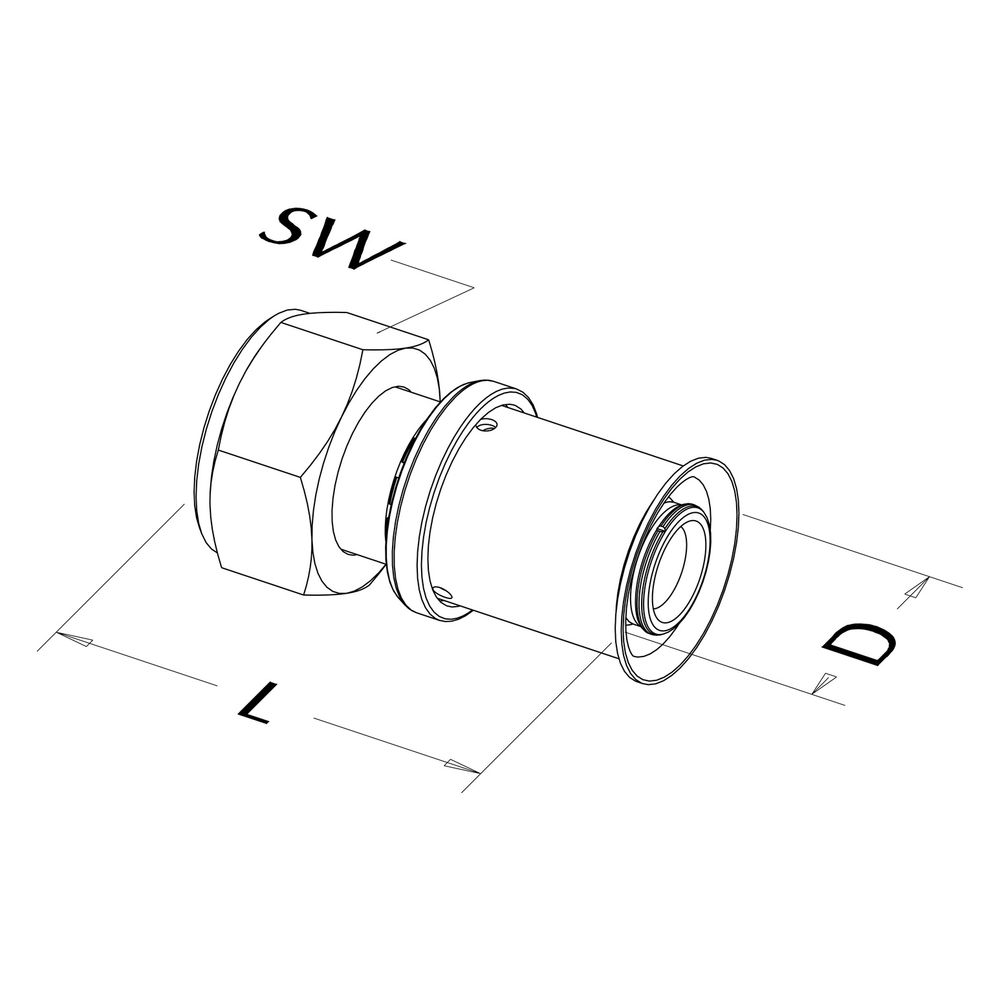 Roth Anschlussverschraubung Heating und Cooling gerade, 32mm x 1 1/4" IG, Messing... ROTH-1135007143 4037115035326 (Abb. 2)