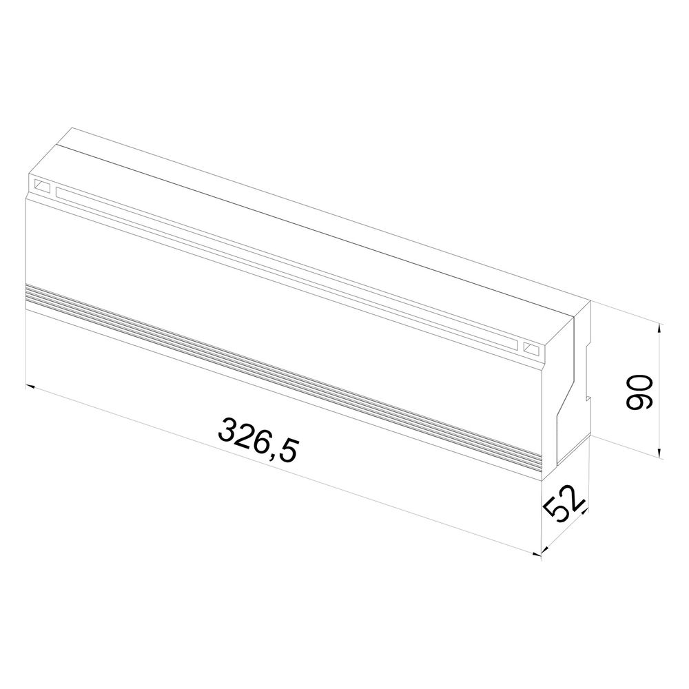 Roth Anschlussmodul Basicline AM-8 hydraulic, 230 V, 326,5x90x52mm, 1135010343... ROTH-1135010343 4037115079627 (Abb. 2)