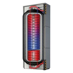 Roth Kombispeicher Quadroline TQ-K 850, 818L Volumen, Thermocoat, Solar-Wärmetauscher ... ROTH-1115010218 4037115047213 (Abb. 1)