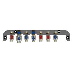 Roth Kugelhahnleiste FlatConnect F FH/R, 6x G 3/4" AG 1x G 1" AG, 560x115x60mm... ROTH-1135009236 4037115063091 (Abb. 1)