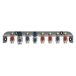 Roth Kugelhahnleiste FlatConnect F FH/R C, 7x G 3/4" AG 1x G 1" AG, 560x115x60mm... ROTH-1135009237 4037115063107 (Abb. 1)