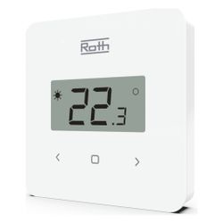 Roth Funk-Raumbediengerät Touchline SL Standard, 84x84x16mm, IP20, Weiß... ROTH-1135010149 5702000143309 (Abb. 1)